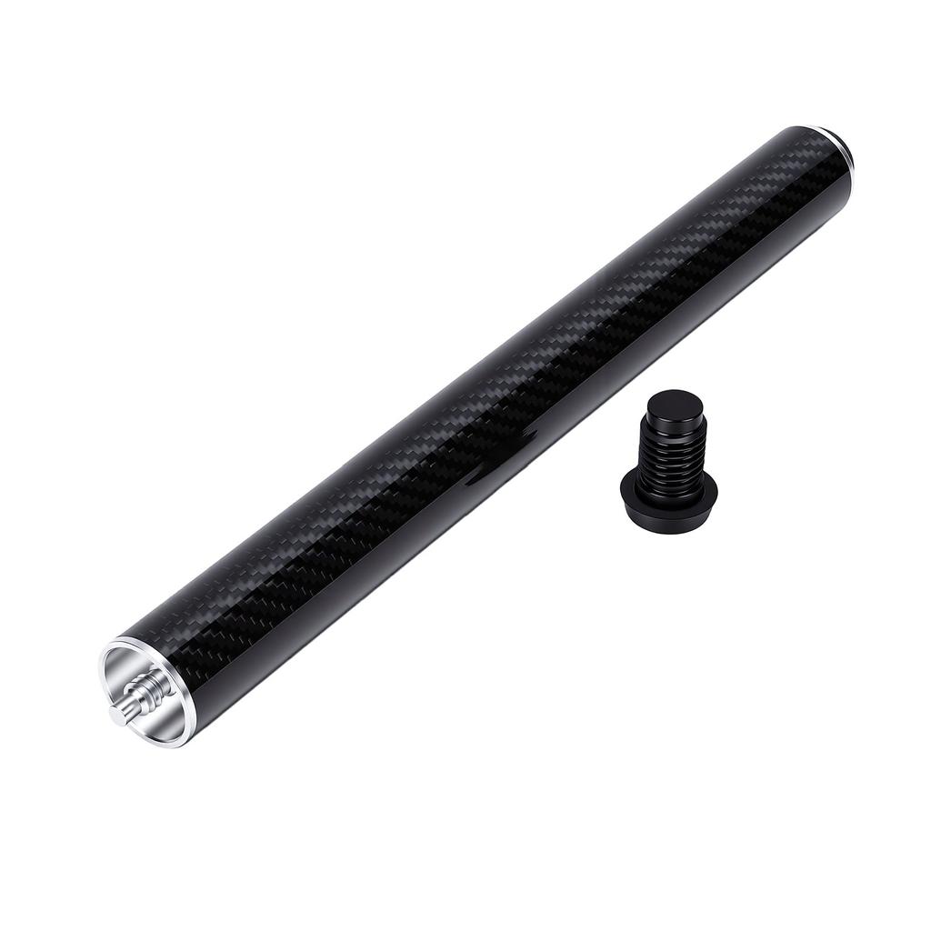 Pool Cue Extension Fit for Cuetec Stick 12 Inch Carbon Fiber Billiard Cue Extension with Bumper Billiard Accessories