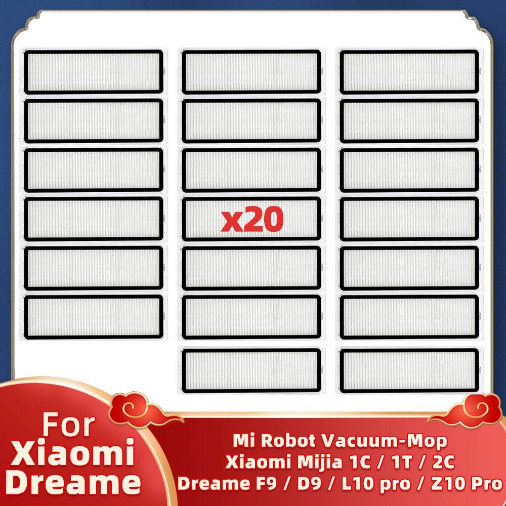 Fit For Xiaomi Mi Robot Mijia 1C / 1T / 2C Dreame F9 / D9 / D9 Pro / D9 Max / L10 Pro / Z10 Pro Main Side Brush Mop Cloth Parts