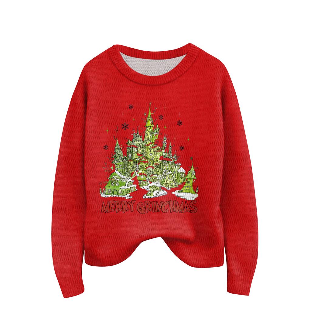 Women's Fashion Casual Long Sleeve Neck Sweater Pullover Top