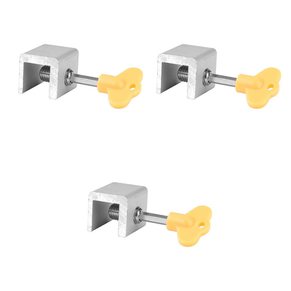 1-10Pcs Sliding Sash Stopper Cabinet Locks Straps Security Anti-theft Lock Window Sliding Door Baby Kids Child Safety Doors Lock