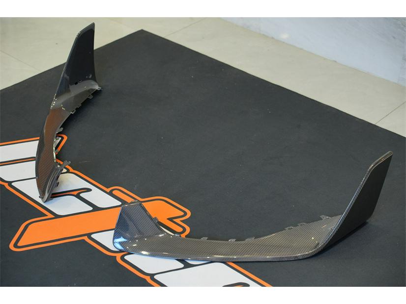 Compatible with Custom Carbon Fiber Front Splitter, Grooves, Electric Spoiler, & OEM Style Body Kit.