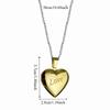 Heart Pendant Sweater Chain DIY Lovers Choker Necklace Chic Love Envelope Necklace  Couple