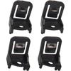 Set of 4 Upper Headlight Lens Housing Bracket Retainer Clip Front Left Right
