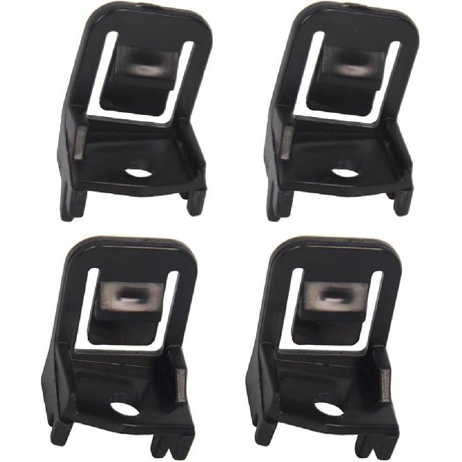 Set of 4 Upper Headlight Lens Housing Bracket Retainer Clip Front Left Right