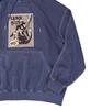 SK8ER ROCK No Control Pigment Sweat Hooded (Navy)