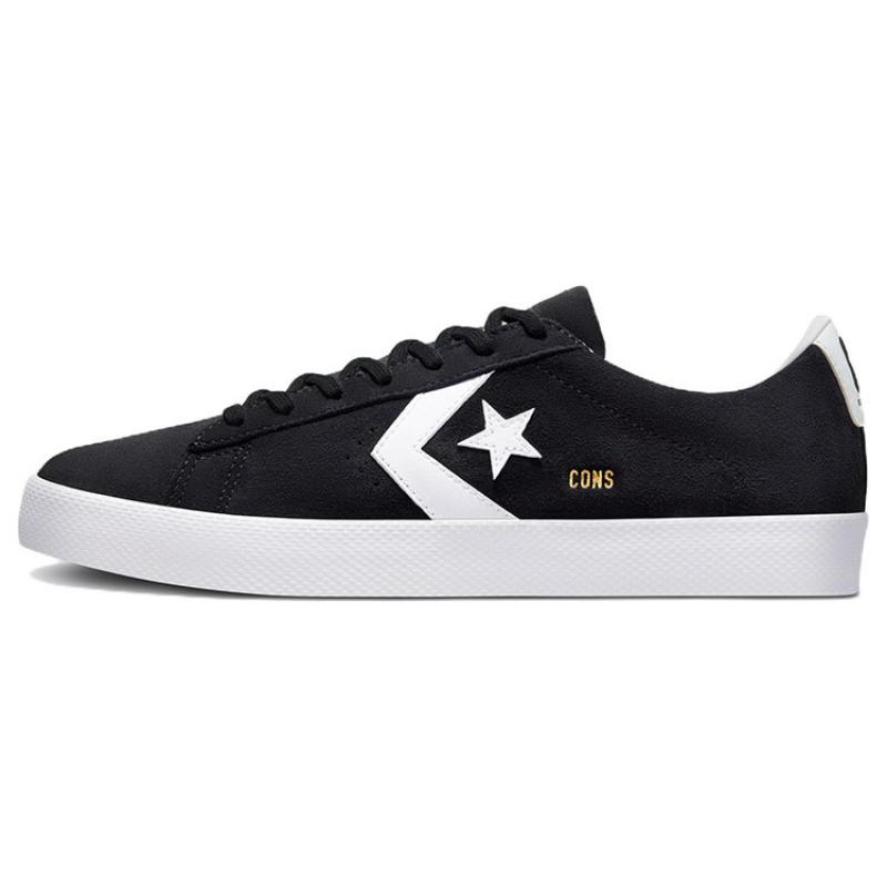 

Converse Cons PL Vulc Pro Comfortable and casual non-slip and wear-resistant lightweight low-top board shoes Unisex black and white 35