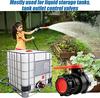 75mm IBC Tote Adapter Heavy Duty S75X60 Coarse Thread Ball Valve Connector IBC Tank Coarse Thread Adapter Ball Cap Valve