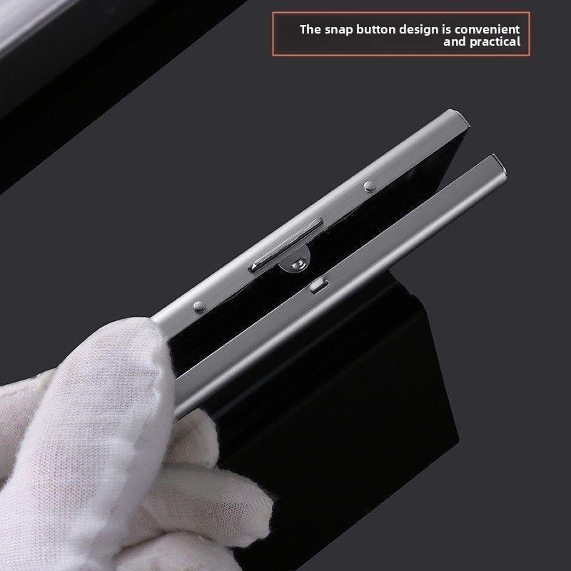 Rfid Metal Card Holder For Men And Women With Antitheft Shielding And Magnetic Blocker For Daily Use