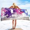 Oil Paintings Super Soft Plush Beach Bath Pool Towel Pool Towel Oversized Lightweight Sand Free Quick Dry Plush Beach Towel