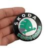 Car Sticker 2026 Hot 4Pcs Car Wheel Hub Center Caps Stickers Rim Badge Cover For Skoda Octavia Fabia Rapid Superb Yeti Enyaq Kod