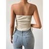 New Summer Casual Temperament Slim Fit Sexy Vest T-Shirt Sleeveless Suspender Versatile Top Strapless Women