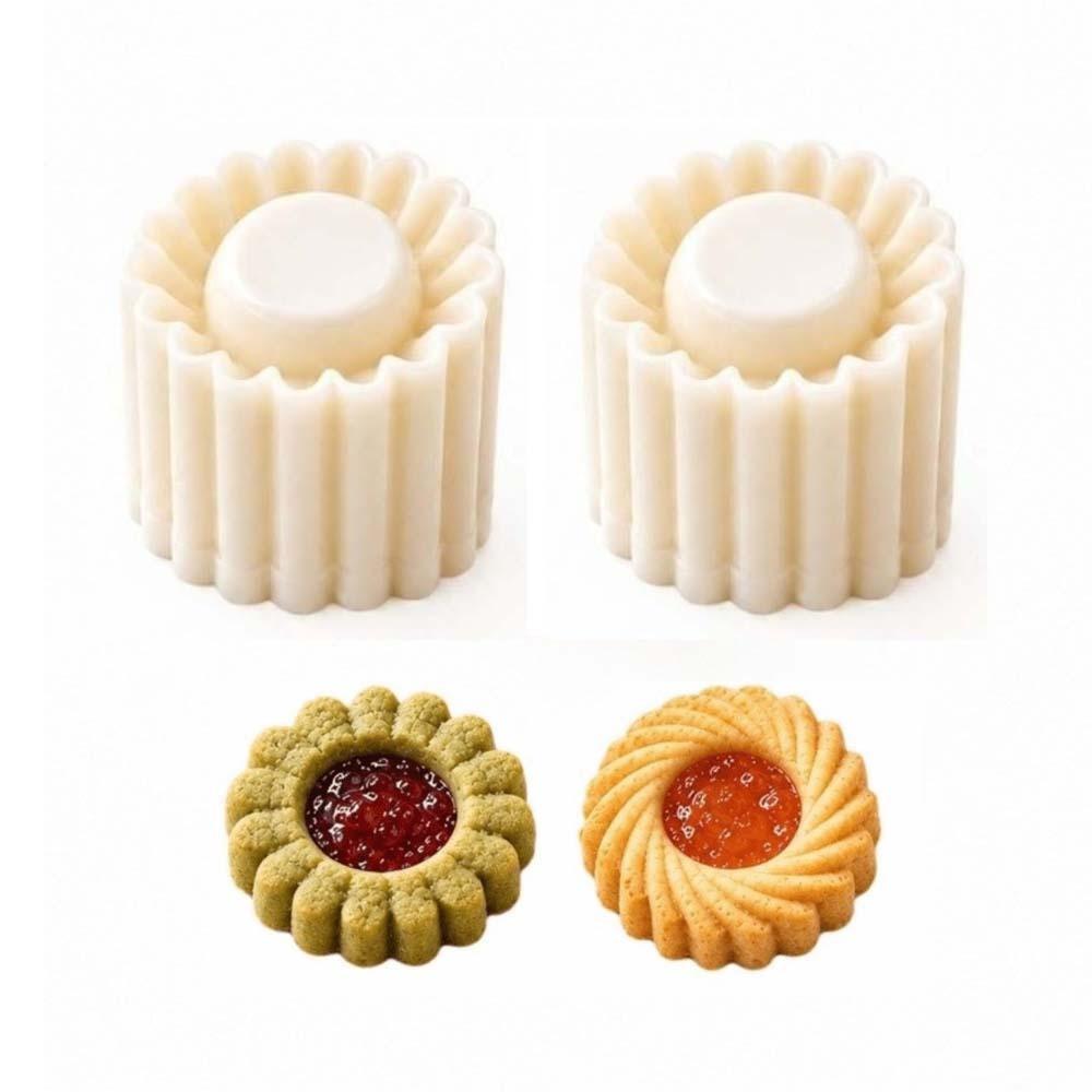 1/2pcs Double‑Sided Christmas Tree Pastry Mold Pineapple Tower Biscuits Mold  Mid Autumn Baking