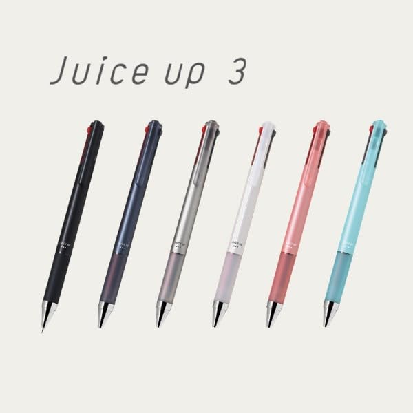 Pilot Juice Up 3-Color Ballpoint Pen 0.4mm Coral - Smooth Ink, Fine Tip, Multi-Color Writing Pen