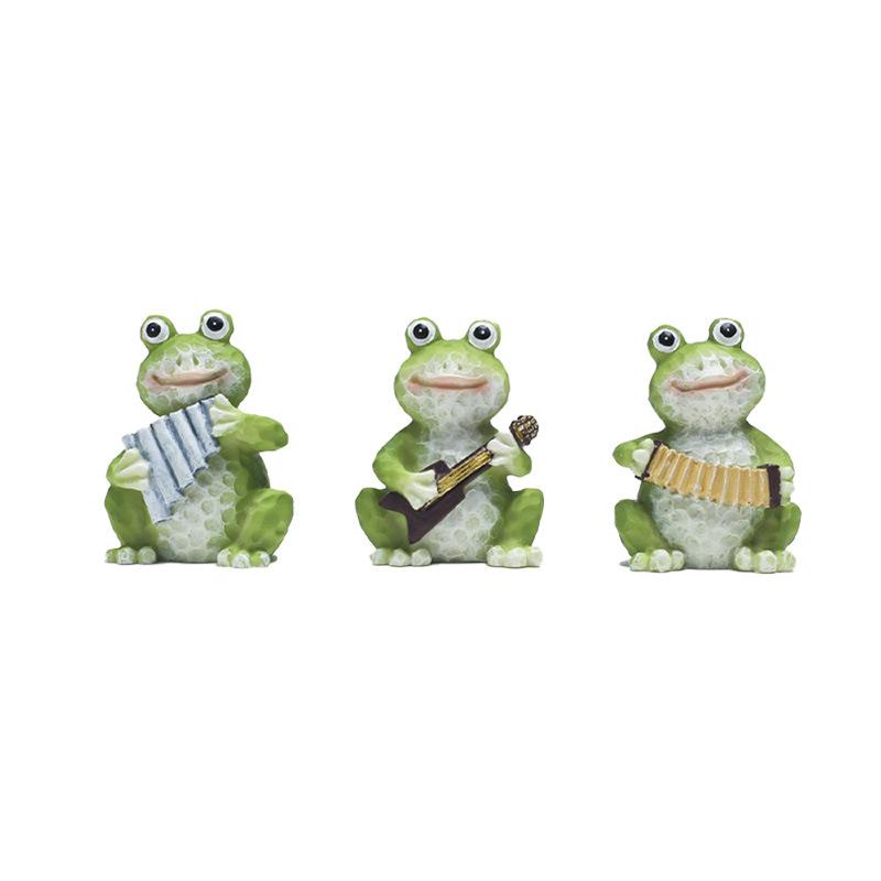 Band Kleiner Frosch Hof Garten Rasen Dekoration Zuhause Schreibtisch Tier Ornamente