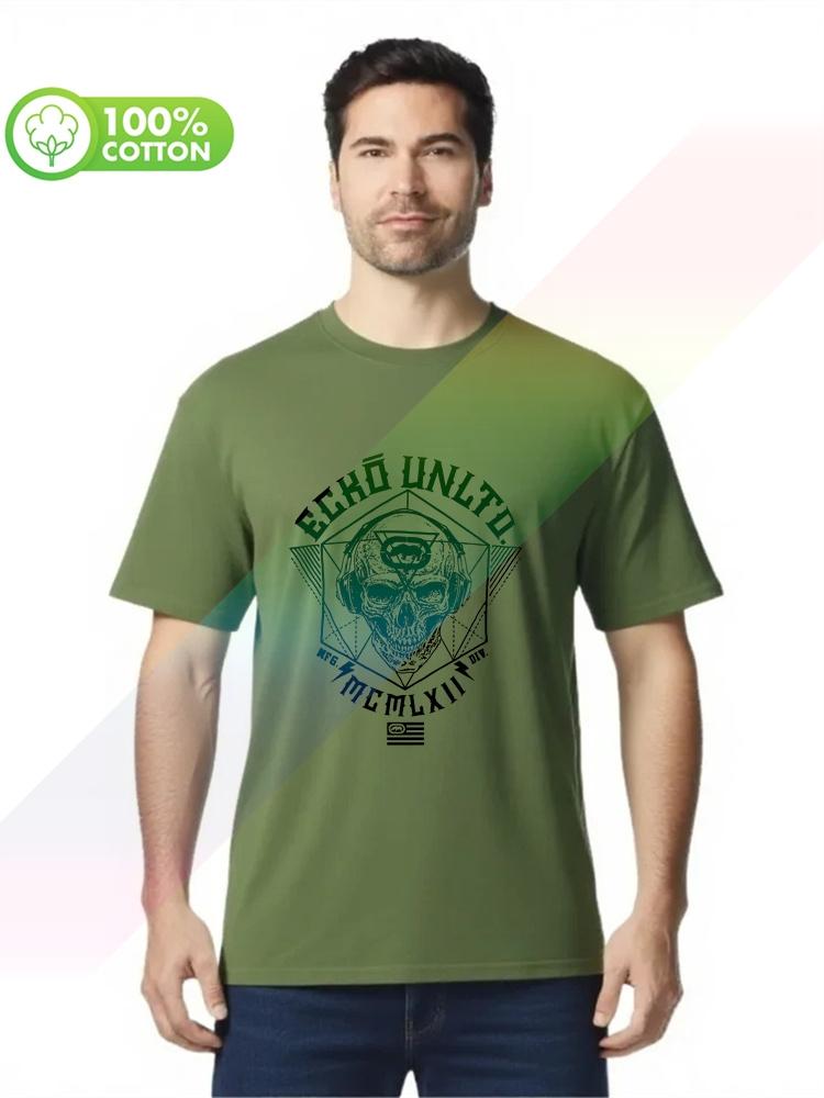 100 Cotton Round Neck Heavy Weight Unisexs Tshirt New Streetwear Eckounltd Graphic Unisex Rawthentic Skull S3xl Tops Tees