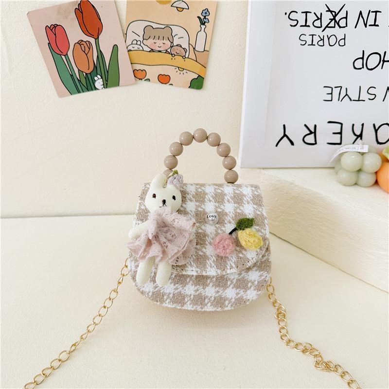 

Chic And Breathable Bunny Themed Kids Handbag Perfect For Everyday Use And Accessories Style 4 Khaki