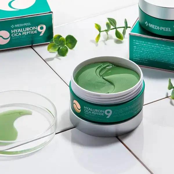 Soothing Hydrogel Patches with Peptides Hyaluron Cica Peptide 9 Ampoule Eye Patch Medi-Peel 60 Pcs