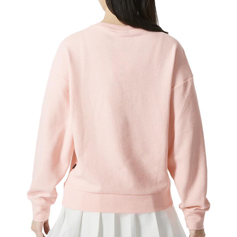 PUMA Sweatshirts Women's Pink Crew Neck Moderate Other 678444-63