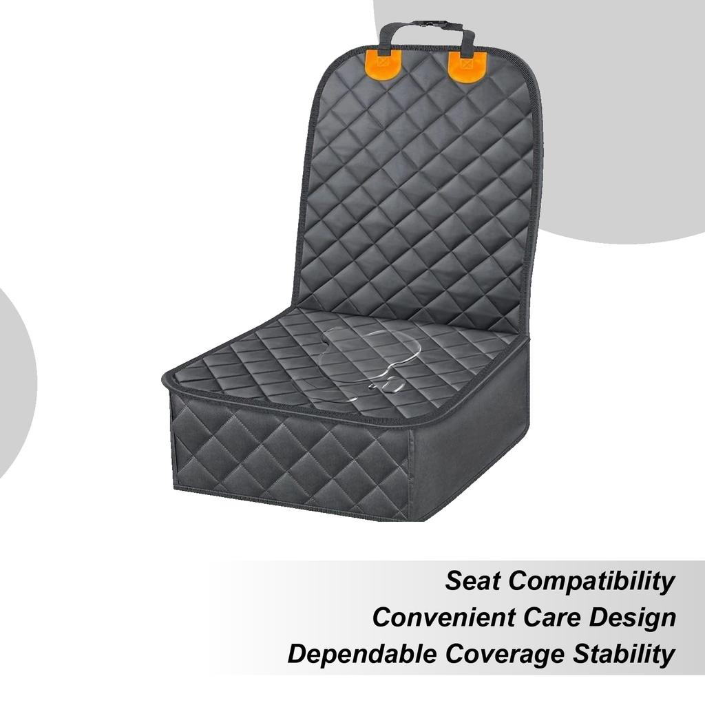 Dog Car Seat Cover Pet Car Cover Front Seat Protector Scratch-Proof Anti-Slip Pet Safety Travel Comfort System For Automotive