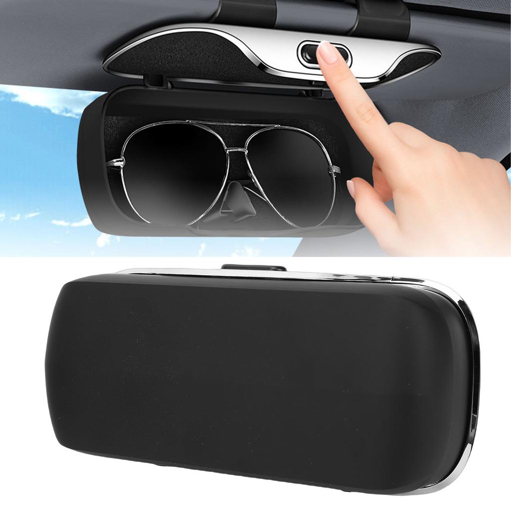 Car Sun   Sunglasses Holder   Plastic   Fit Sun   Glasses Storage Box for Cars Trucks