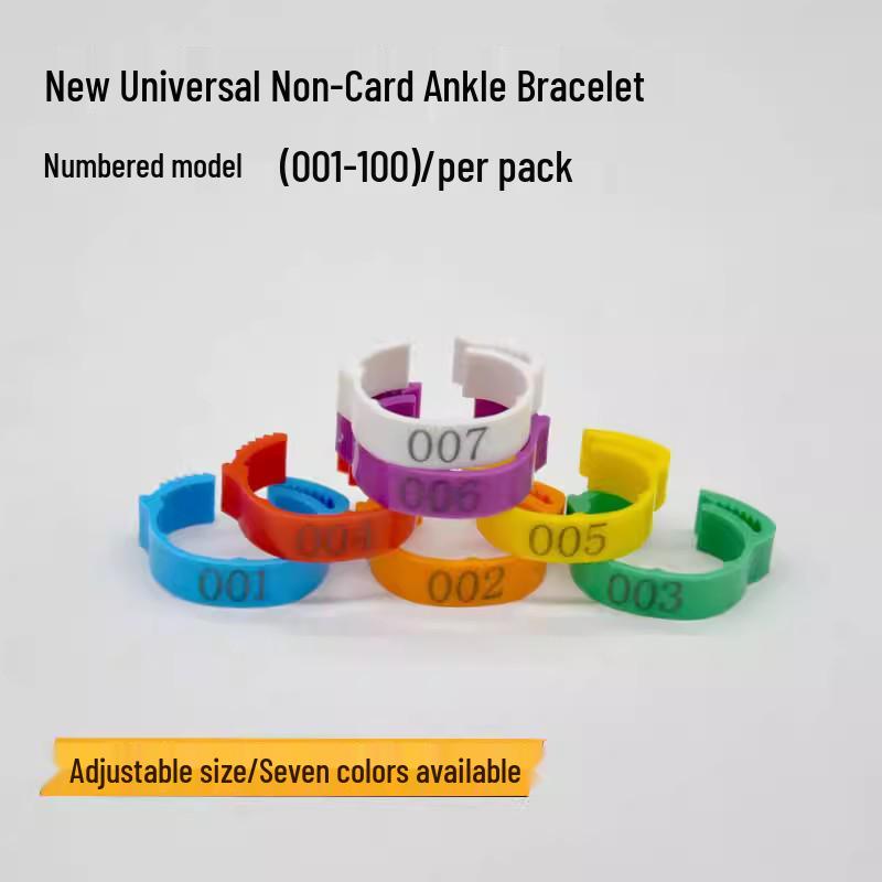 Verstellbarer Universeller Geflügel-Beinring für Huhn, Ente, Gans und Taube – Neuer Typ Beinmanschette.