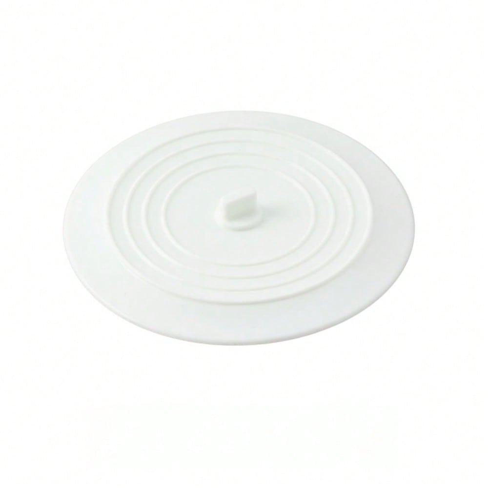 Drain Cover Odor Prevention Device, Sewer Drain Cover, Bathtub Plug for Odor Control, Fully Enclosed Drain Cover, Bathtub Drain Cover White