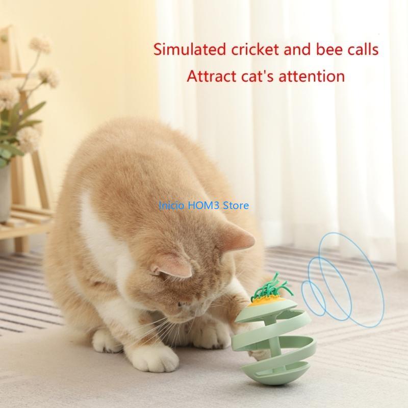 A5YD Interactive- Roly-poly Tumbler Toy for Cat Teeth-Grinding Toy for Pet CN