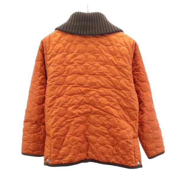 Fjallraven Donkey Color Quilted Jacket S Orange Series Back Fleece Women Used