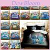 Conjunto de Cama Lilo Stitch Apresentando Estampa Encantadora 3D do Stitch Para Decoração de Quarto Infantil