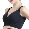 New Maternity M [Bradelis York] Bra, Non-Wired Cache-Coeur Bra, Black,