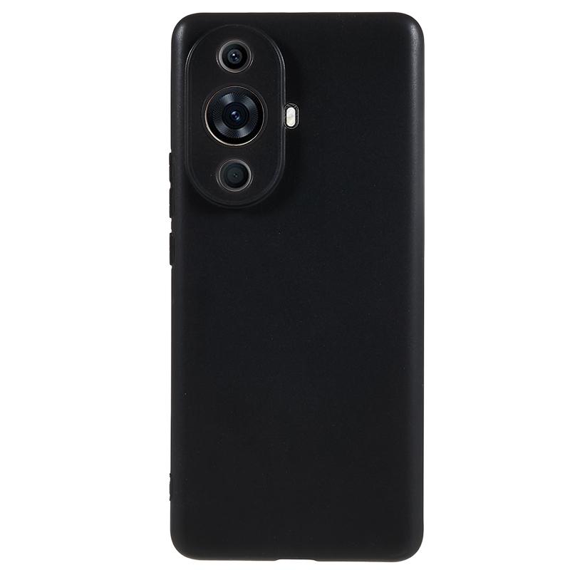 

For Huawei nova 11 Pro/nova 11 Ultra Soft TPU Phone Case Drop-proof Glossy Cell Phone Cover Black