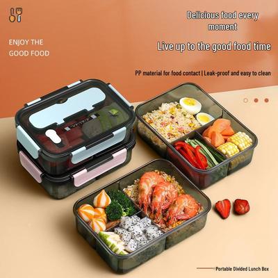 Insulated Bento Lunch Box with Lid - Large Capacity, Food-Grade, Portable for Students and Office Workers