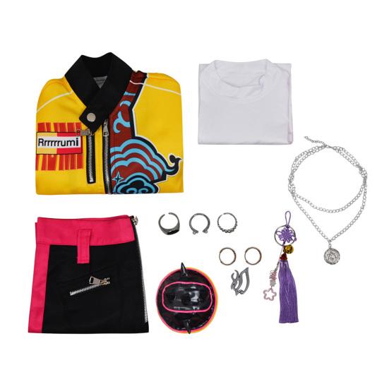 Anime Kostýmová sada Lovců démonů Rumi inspirovaný Cosplay outfit Korejský styl Šaty na převlečení Uniforma pro dívky Halloween Komiksová párty