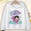 KPop Demon Hunters Soda Pop Graphic Hoodies Movie Fashion Casual Sweatshirt Harajuku Pullover Tops Children's Girl Hooded Sweatshirts