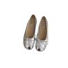 French small fragrant silver single shoes women's shoes spring and autumn 2025 new summer flat small red gentle evening shoes