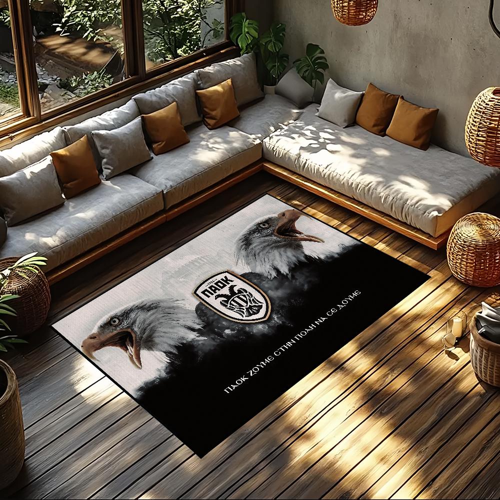 Fashion Club PAOK FC Small Carpet Bedside Kitchen Bath Living Home House Bedroom Floor Mat Doormat Rug Decoration