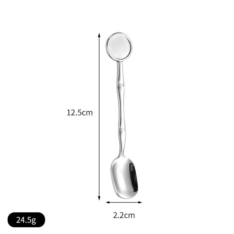 100Pcs Stainless Steel Spoon & Fork Cutlery Set Dishwasher Safe Tableware For Kitchen Food Server Gold Spoons
