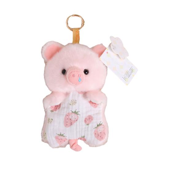 Doll Pendant Cartoon Elephant Monkey Fox Frog Design Plush Keychain Bags Backpacks Keys Decorative Bag Accessory