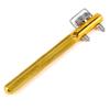 Golden Dual-Function Metal Knot Tying Tool - Portable, Manual, and Durable Aluminum Alloy Design