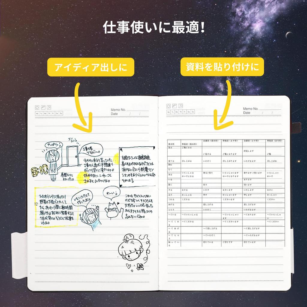 CAGIE Stylish A5 Hardcover Notebook, Cute 8mm Ruled Classic Notebook, Journal, Business Notebook, 14.5cm X 21cm, with Pen Holder, Black