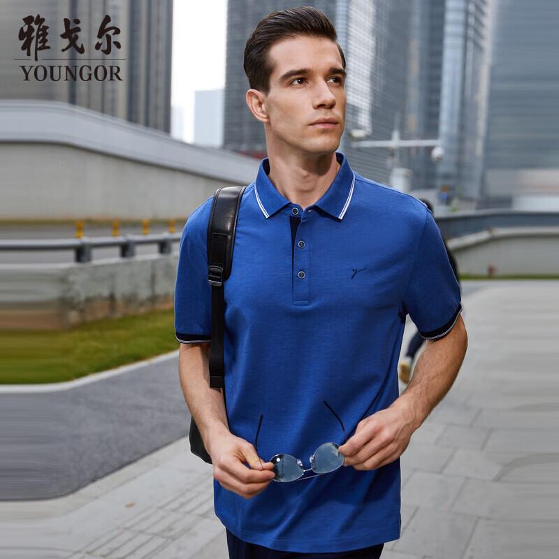YOUNGOR Men s Casual Short-Sleeve T-Shirt M