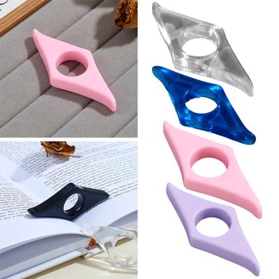 Reading Assistant Thumb Page Holder Prevent Finger Cramps Ergonomic Book Finger Page Holder Book Accessories