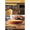 Pastry Cake Cutter Adjustable,Professional Tool for Layer Cake,Stainless Steel Wire Cake Cutter,Slicer To