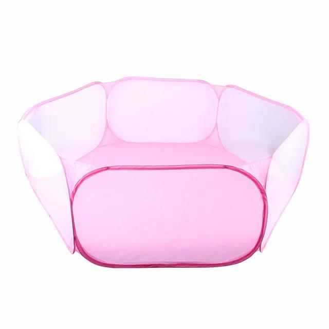 Portable Pet Fence Kitten Pet Dog Cage Folding Cage Playpen for Hamster Hedgehog Small Animal Breathable Puppy Rabbit Guinea Pig