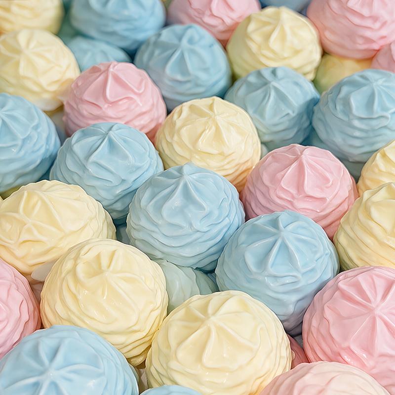 Crema Creativa Squishy Juguetes Fidget Caseros Suaves Crujientes Sonido Apretar Pelota Anti-Estrés Juguetes ASMR Adulto Sensorial Juguete de Alivio del Estrés