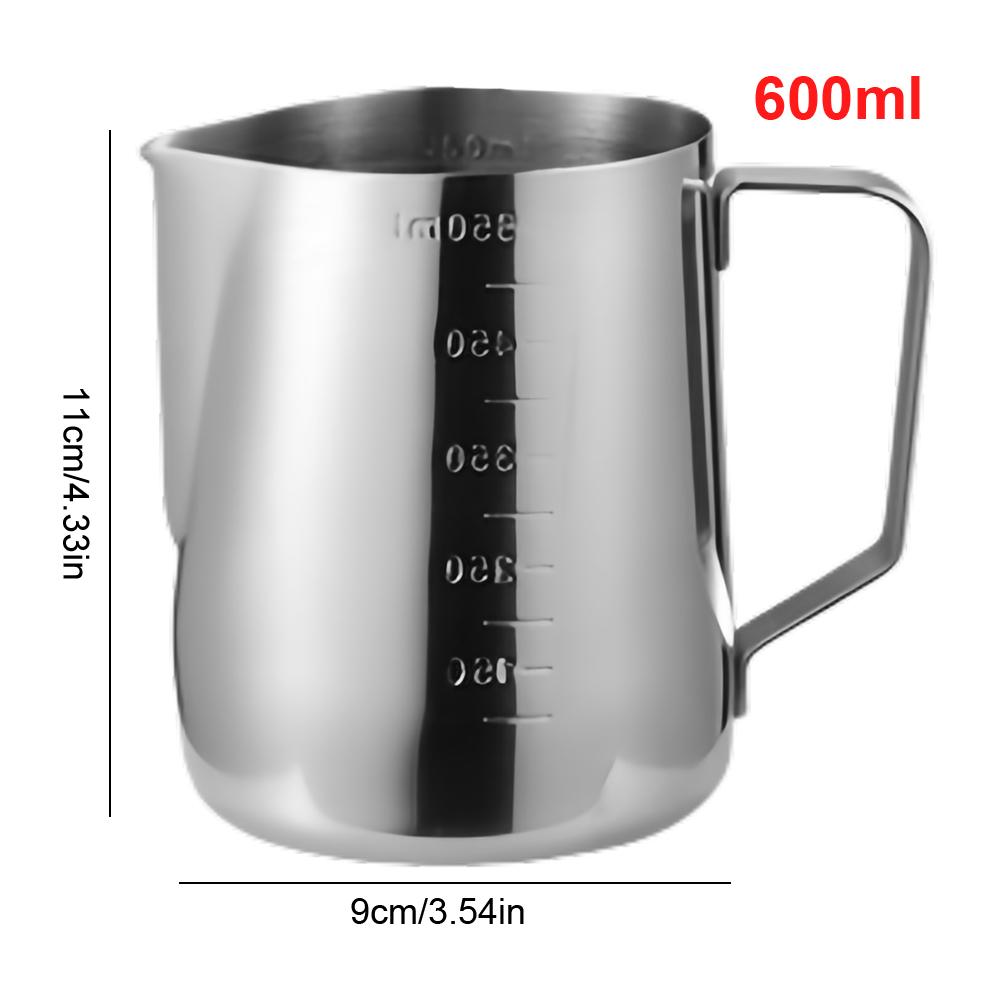 Coffee Milk Frothing Pitcher Jug Stainless Steel Coffee Barista Craft Latte Cappuccino Milk Cream Cup Frothing Jug Pitcher