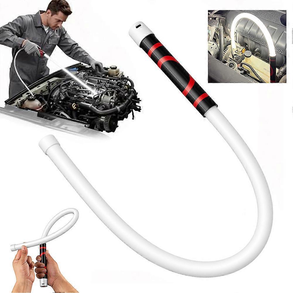 2026 Nueva Linterna LED Flexible en Barra, Luz de Trabajo LED Flexible Plegable, Luz de Trabajo Recargable de Alto Lumen para Reparaciones de Automóviles