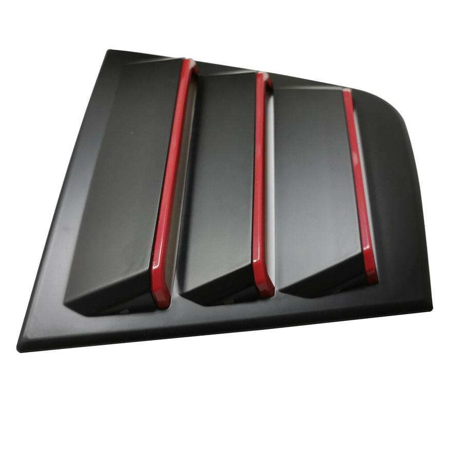 For 2011-2021 Dodge Charger Window Scoop Side Louver Air Vent Cover Trim Black