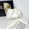 2024 Women's Woven Dumpling Crossbody Bag - Trendy Niche Design, Cloud Single Shoulder Bag