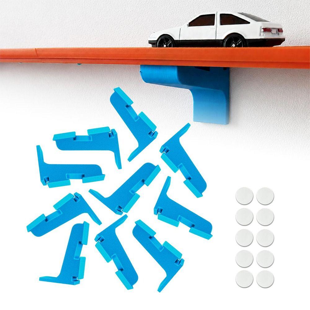 1/5PCS Double-Sided Tape Track Support Bracket Plastic Wall Track Bracket  Wall Mount Storage
